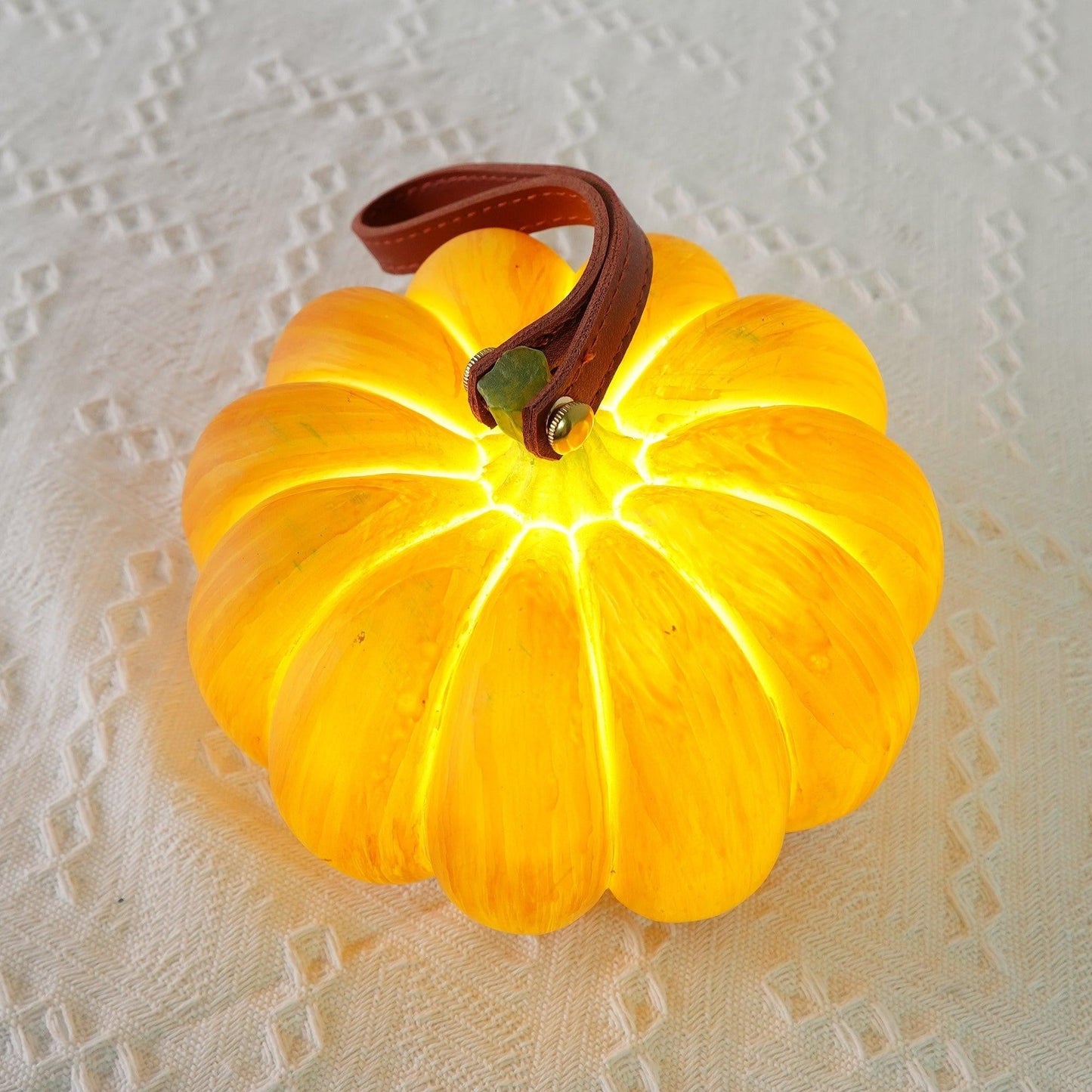Portable Pumpkin Glow Table Lamp