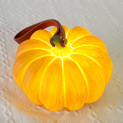 Portable Pumpkin Glow Table Lamp