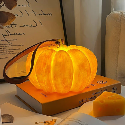 Portable Pumpkin Glow Table Lamp