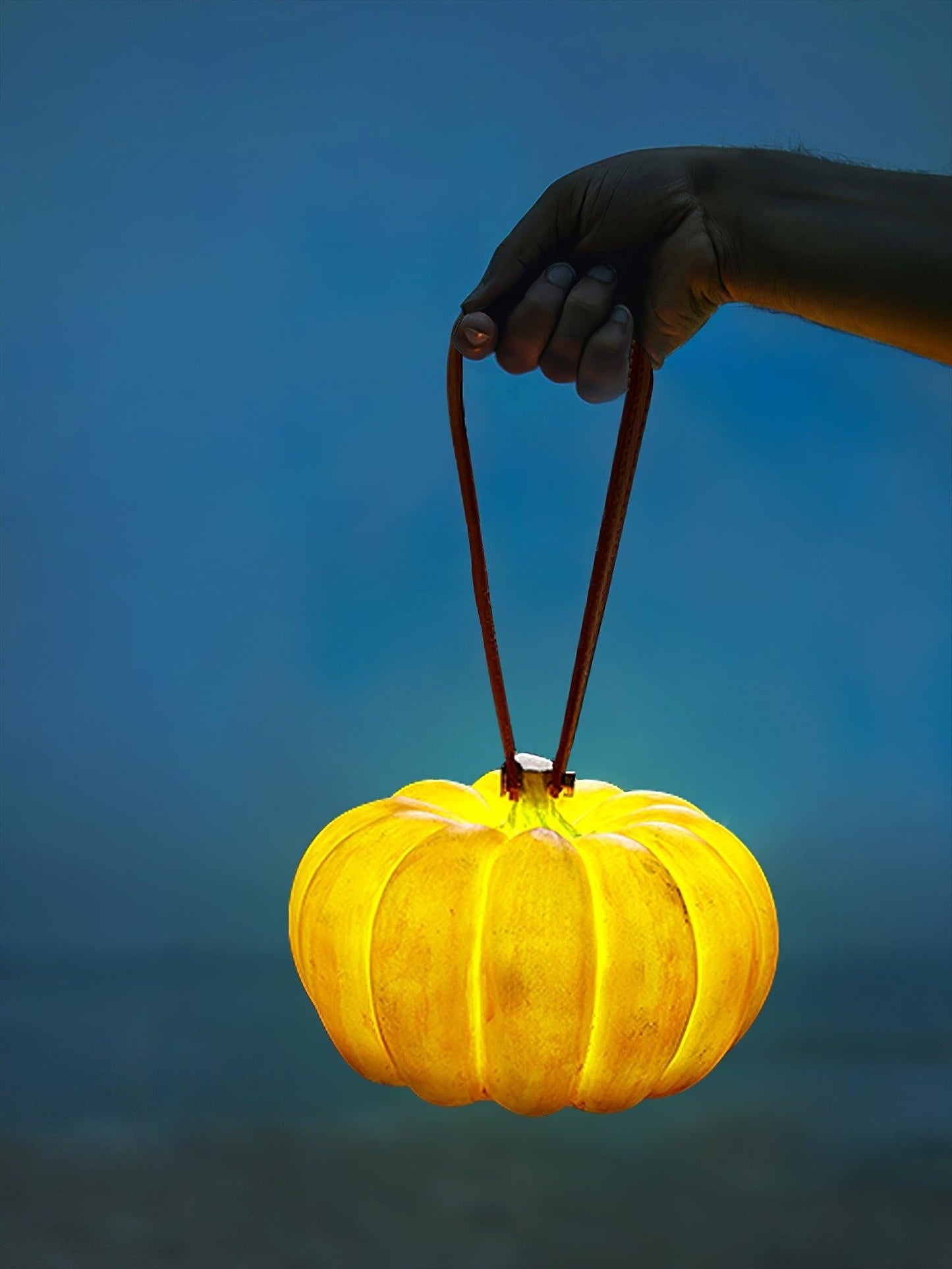 Portable Pumpkin Glow Table Lamp