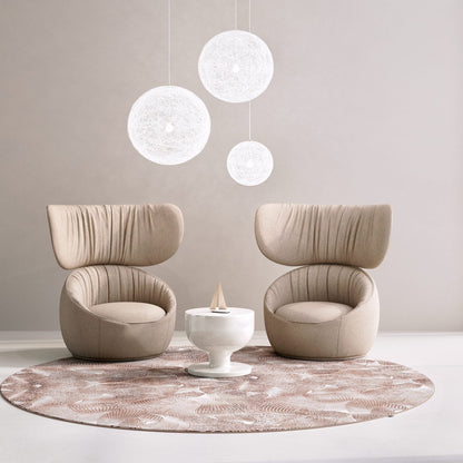 Spherical Woven Modern Pendant Light