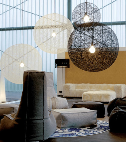 Spherical Woven Modern Pendant Light