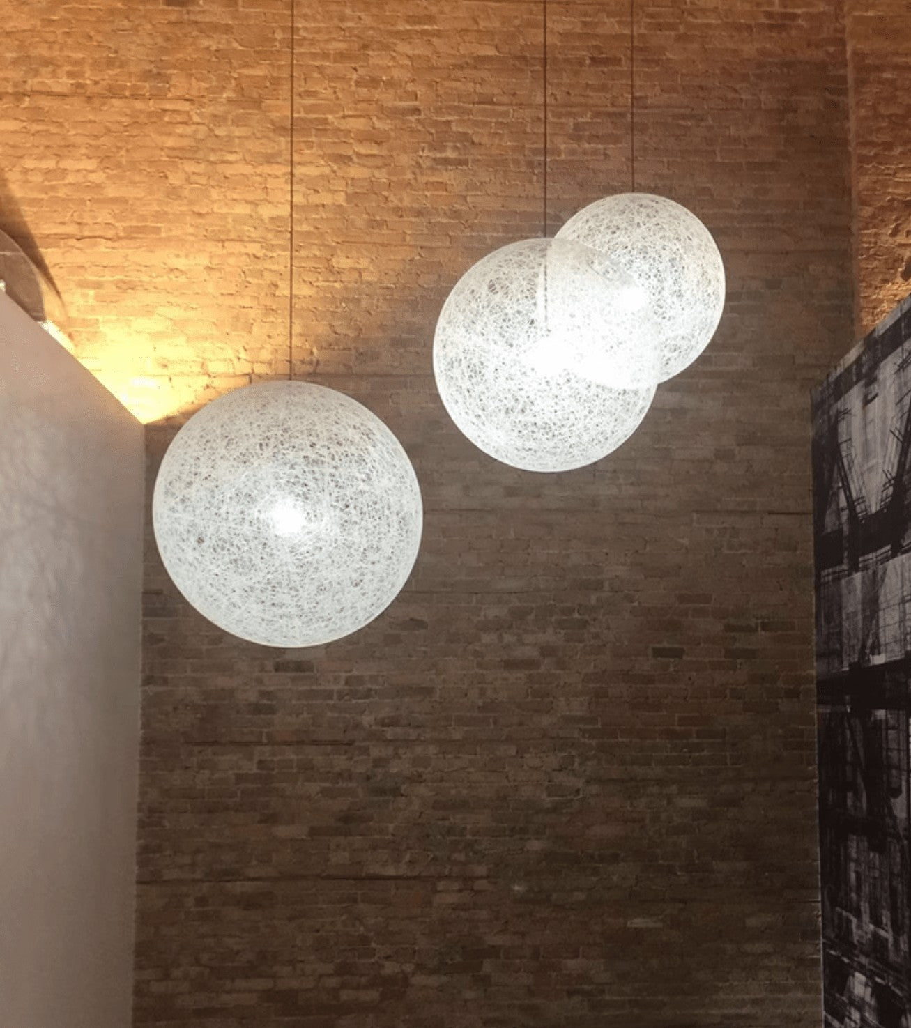 Spherical Woven Modern Pendant Light