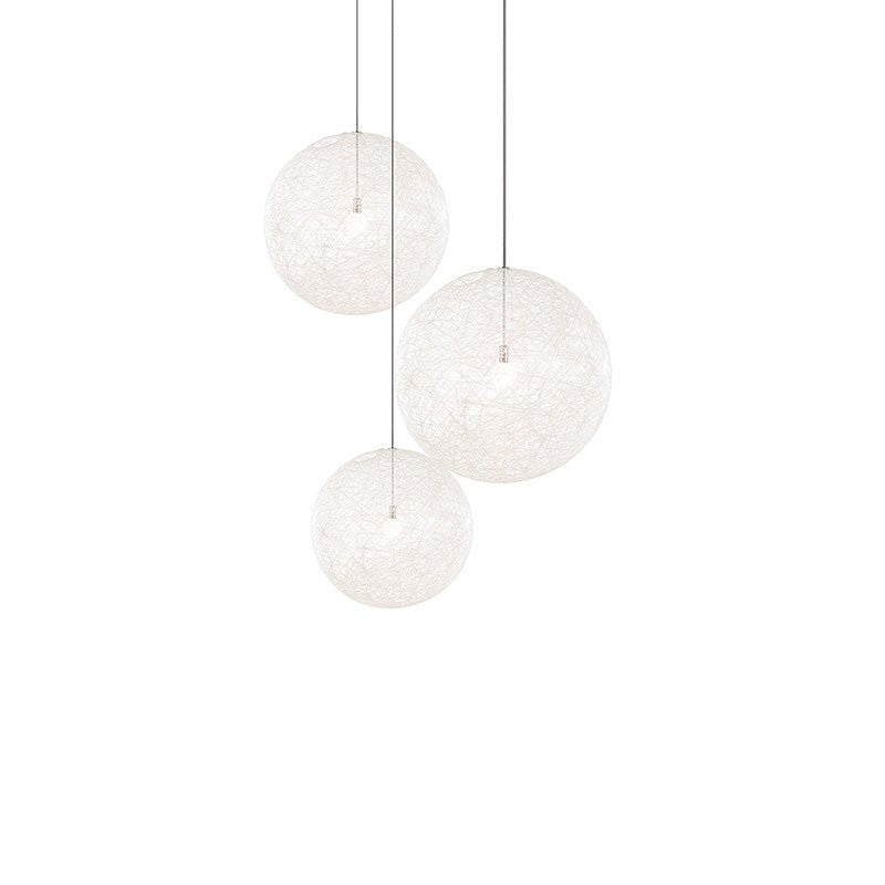 Spherical Woven Modern Pendant Light