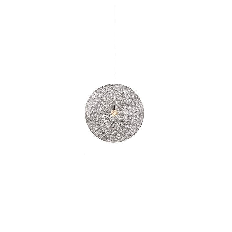 Spherical Woven Modern Pendant Light