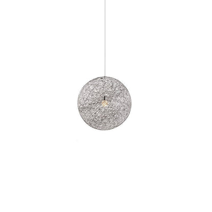 Spherical Woven Modern Pendant Light