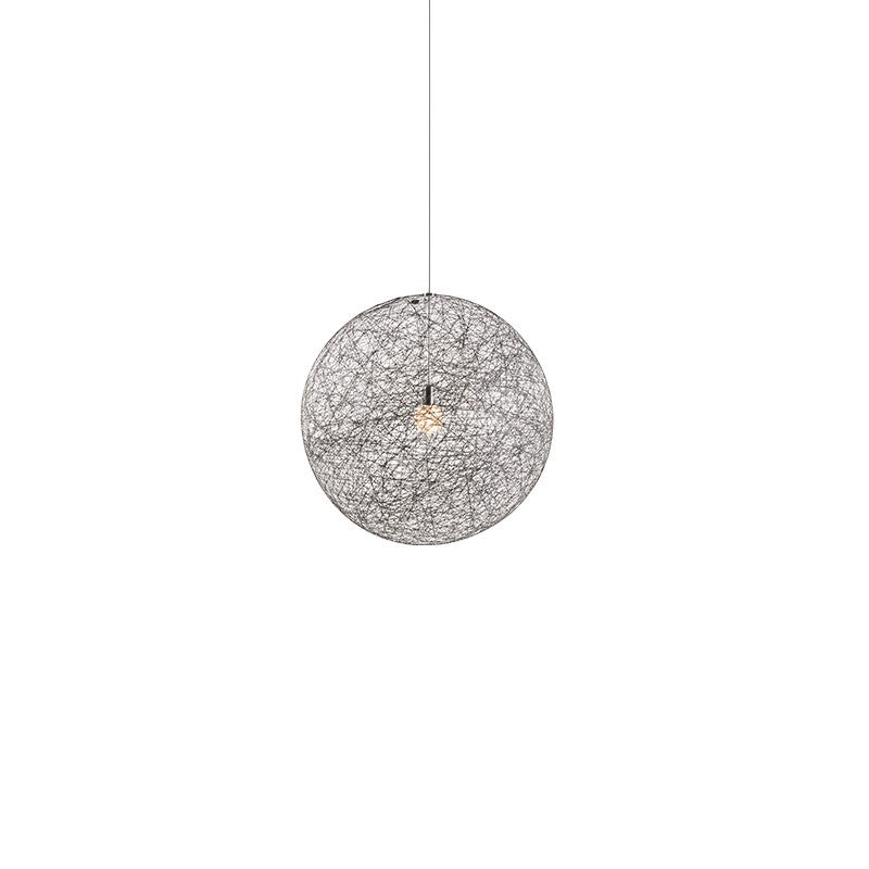 Spherical Woven Modern Pendant Light
