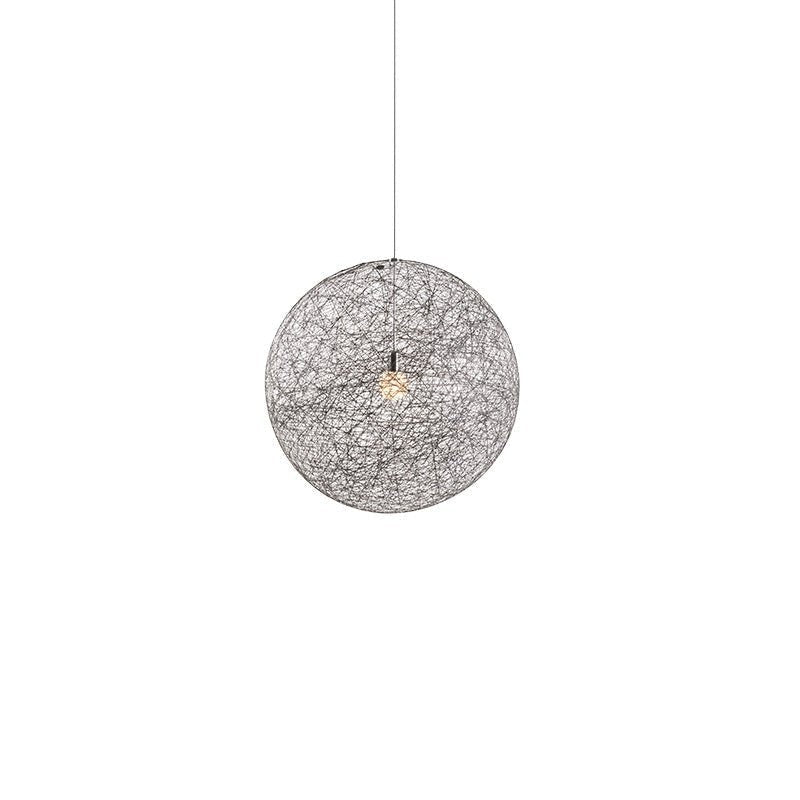 Spherical Woven Modern Pendant Light