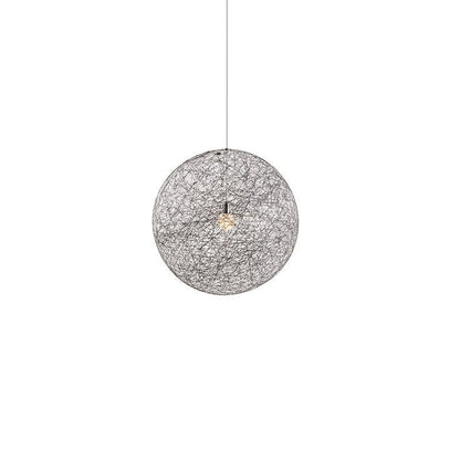 Spherical Woven Modern Pendant Light