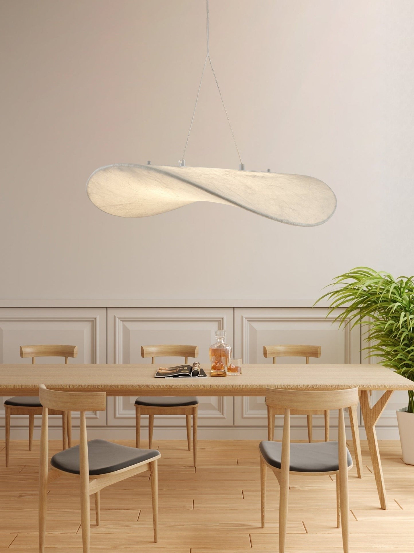 Tense Silk Cloud Pendant Light